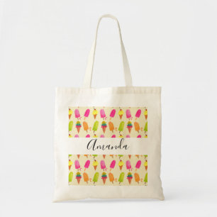 Popsicles and Ice Cream Summer Style Tote Bag
