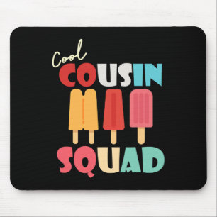 Popsicles Cool Cousin Squad Matching Summer Family Mouse Mat