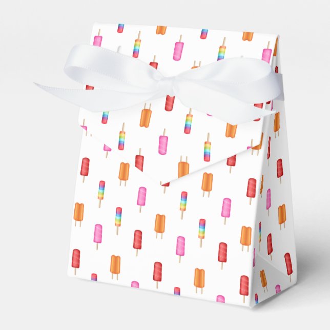 Popsicles Favour Box (Front Side)