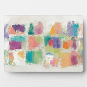 Popsicles Horizontal Stone Abstract Print Plaque
