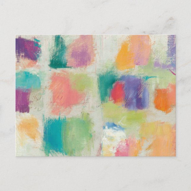 Popsicles Horizontal Stone Abstract Print Postcard (Front)