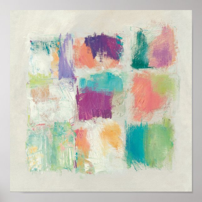 Popsicles II Stone Abstract Print | Mike Schick (Front)