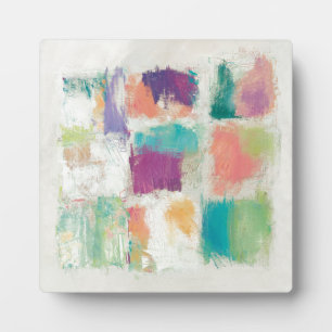 Popsicles II Stone Abstract Print   Mike Schick Plaque
