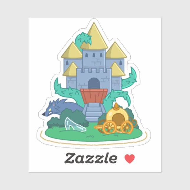 Poptropica Fairy Tale Island Sticker (Sheet)