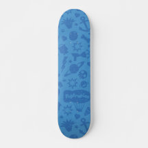 Poptropica Skateboard - Distressed Vintage