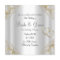 Popular and Elegant  Silver  Wedding Invitation