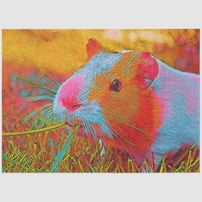 popular Animals - Guinea Pig Tissue Paper (Front)