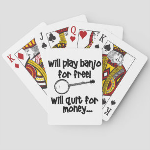 Popular Banjo Playing Cards