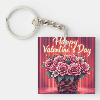 Popular Beautiful Luxury Floral Love Collection Key Ring