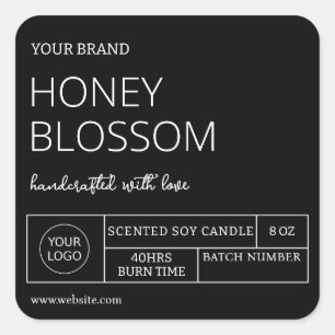 Popular Black Candle Labels
