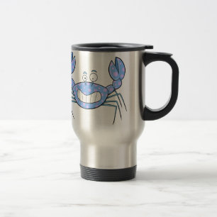 Popular Blue Crabby Crab Unique Cute Gift Present Travel Mug