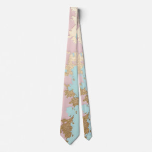 Popular Blush Pink Mint Gold Luxury Collection Tie