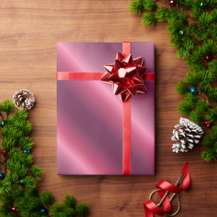 Popular Bordeaux Christmas Holiday Birthday Gift Wrapping Paper