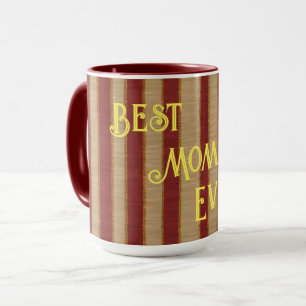 Popular Burgundy Gold Luxury Linen Collection Mug