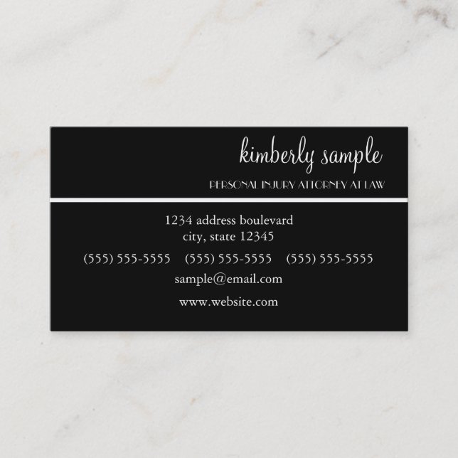 Popular Business Card (Front)
