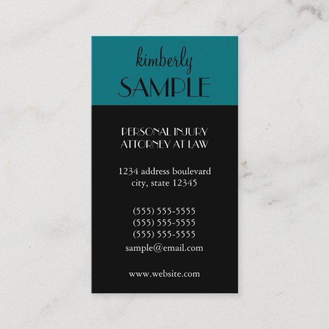 Popular Business Card (Front)