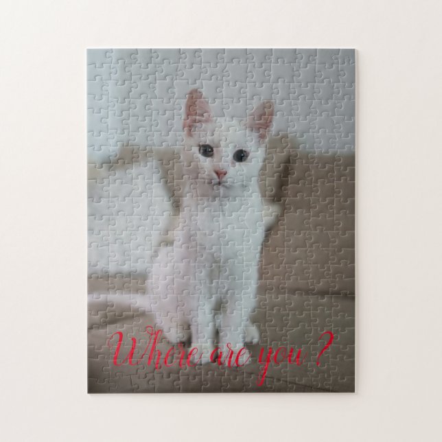 Popular Cat Design Gift Jigsaw Puzzle (Vertical)
