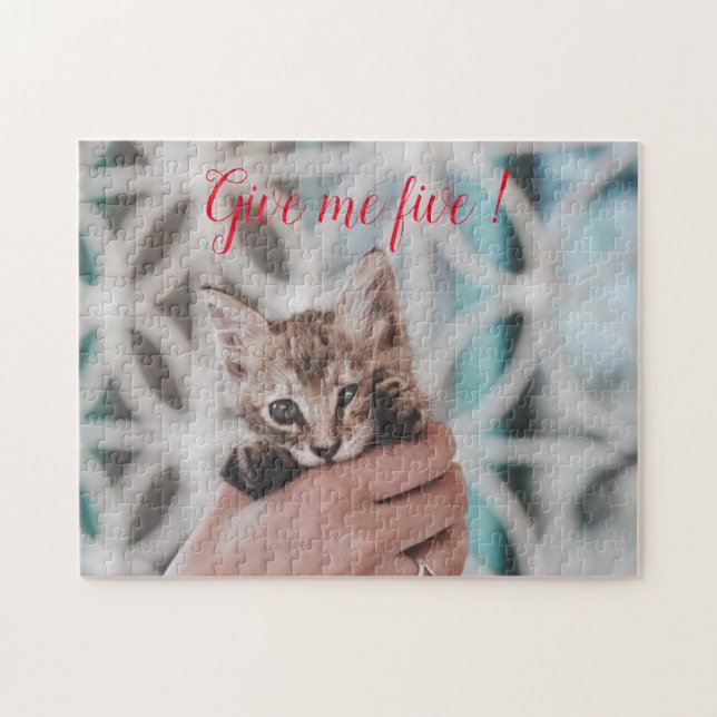 Popular Cat Design Gift Jigsaw Puzzle (Horizontal)