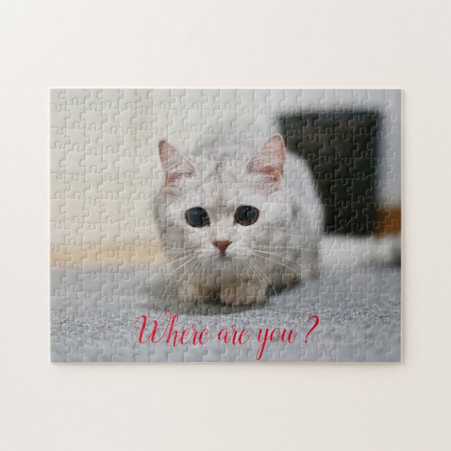 Popular Cat Design Gift Jigsaw Puzzle (Horizontal)