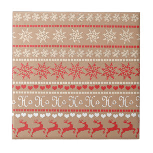 Popular Christmas Holiday pattern Tile