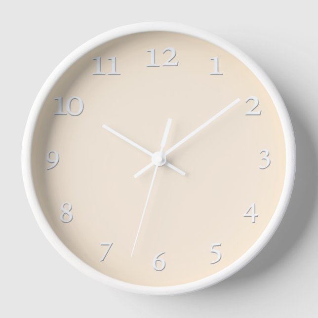 Popular delicate cream. clock (Front)