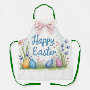 Popular Easter Eggs Beautiful Collection Apron