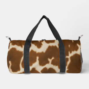 Popular Elegant Cow Faux Leather Collection Duffle Bag