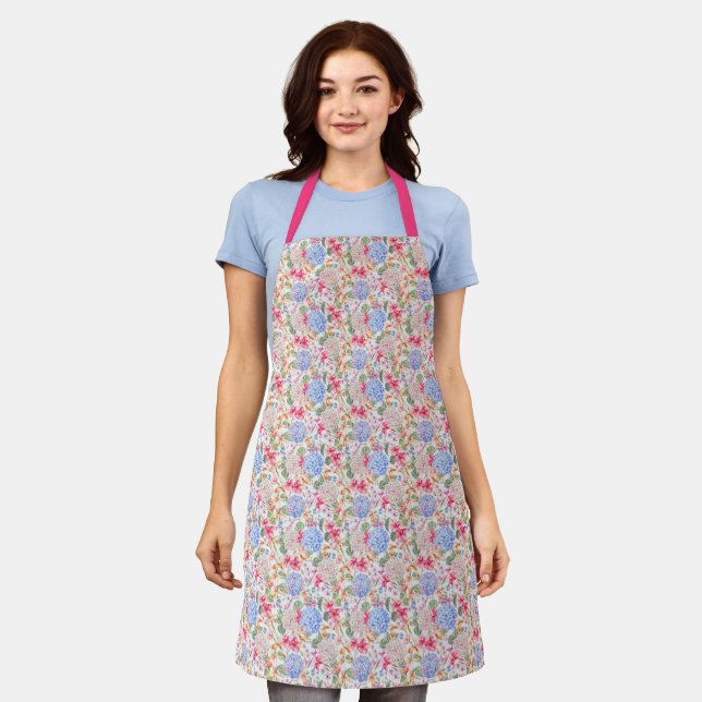 Popular Elegant Floral Apron (Worn)