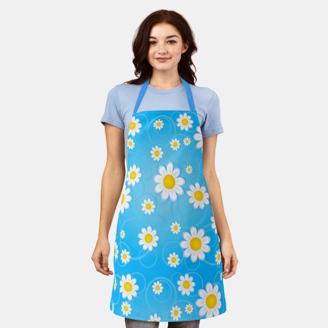 Popular Elegant Floral Apron (Worn)