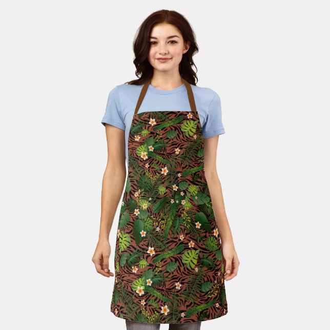 Popular Elegant Floral Apron (Worn)
