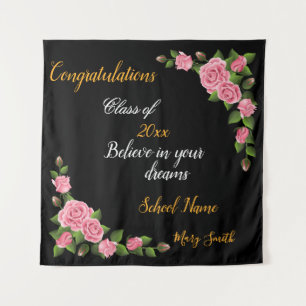 Popular Floral Customise Rose Tapestry