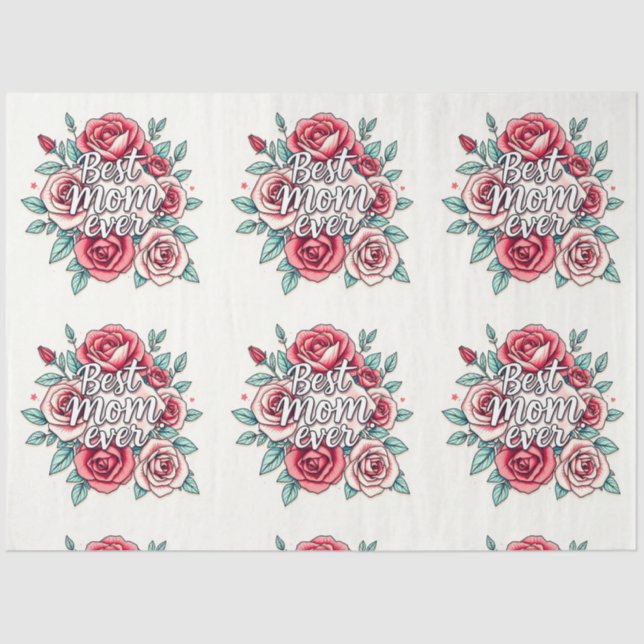 Popular Floral Luxury Gift Collection Tissue Paper (Front)