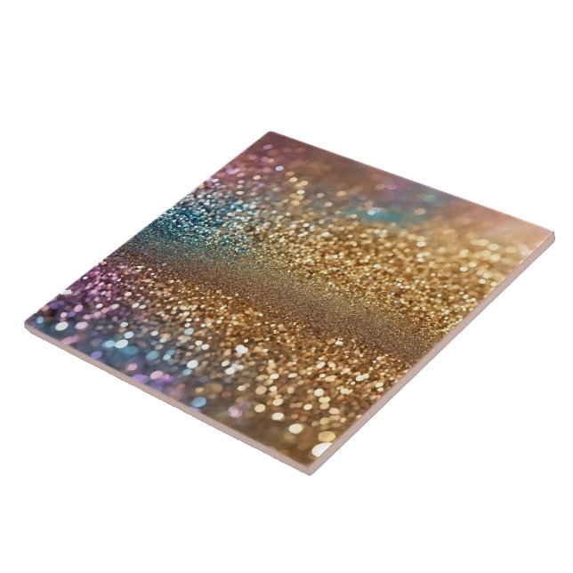 Popular Glitter Opal Holographic Collection Tile (Side)