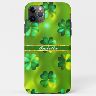 Popular Green Clover 4 Lists Collection iPhone 11 Pro Max Case