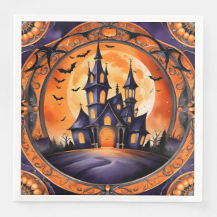 Popular Halloween Pumpkin Autumn Collection Napkin