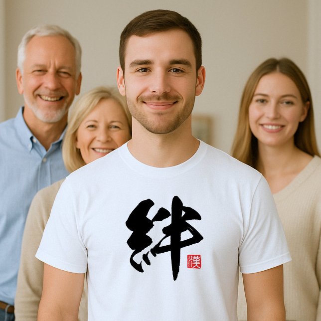Popular Kanji [絆] Ties T-Shirt (Creator Uploaded)