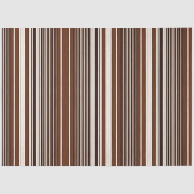 Popular Linen Luxury Brown White Colection Tissue Paper (Front)