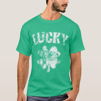 Popular Lucky Irish Shamrock T-Shirt