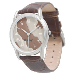Popular Luxury Elegant Faux Cow Leather Collection Watch