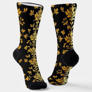 Popular Luxury Elegant Floral Collection Socks