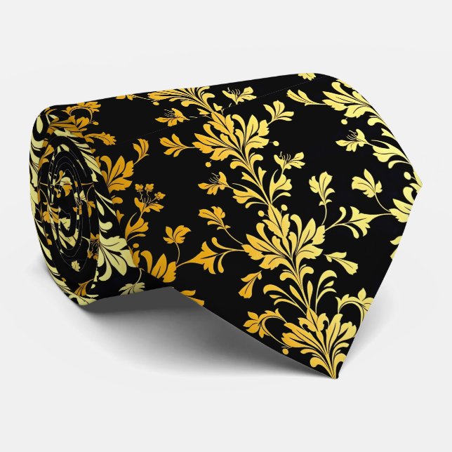 Popular Luxury Elegant Floral Collection Tie (Rolled)