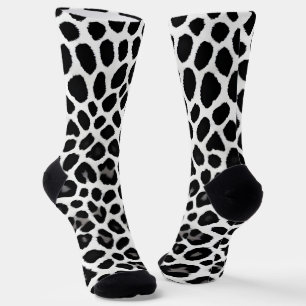 Popular Luxury White Leopard Elegant Collection Socks