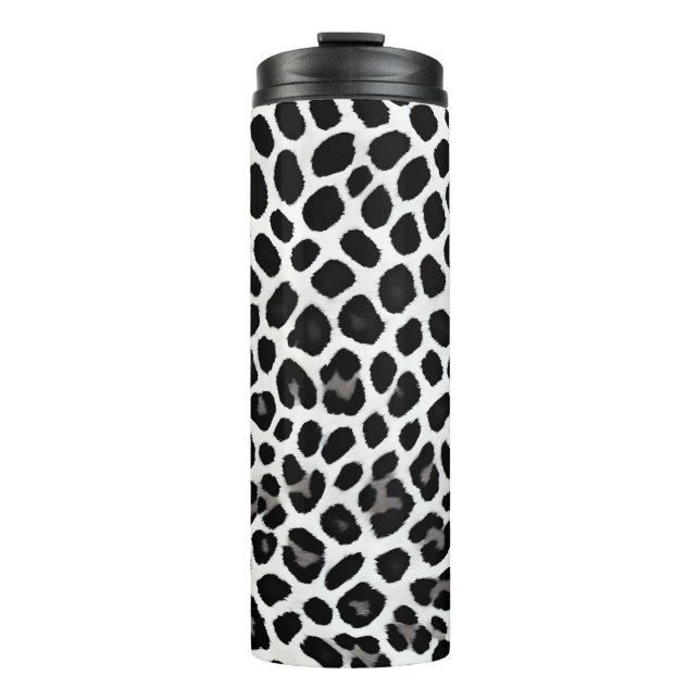 Popular Luxury White Leopard Elegant Collection Thermal Tumbler (Front)
