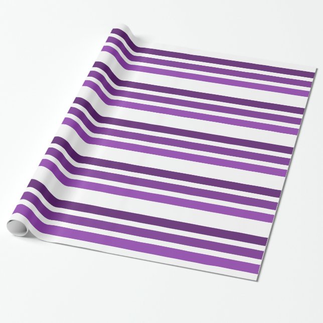Popular Ombre Purple Wrapping Paper (Unrolled)