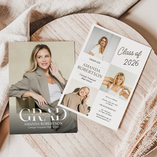 Popular Photo Graduation Invite (Creator Uploaded)