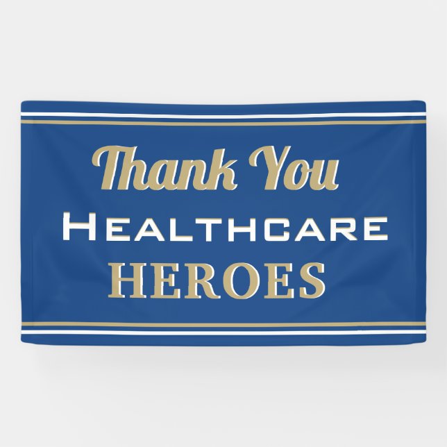 Popular pick! Healthcare Heroes Thank you banner (Horizontal)