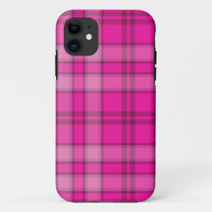 Popular Pink Plaid iPhone 11 Case