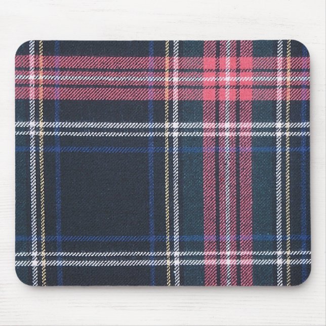 Popular Plaid Mouse Mat (Front)