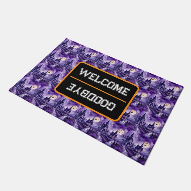 Popular Pumpkin Halloween Autumn Collection Doormat (Angled)
