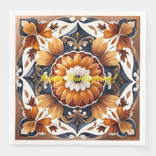 Popular Pumpkin Thanksgiving Autumn Collection Napkin